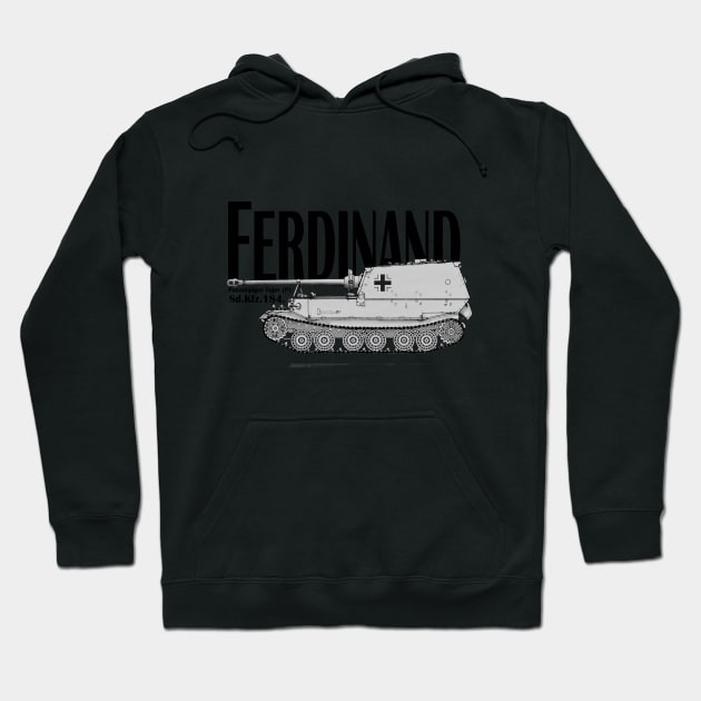 Ferdinand Tank Destoyer Hoodie by General-Rascal